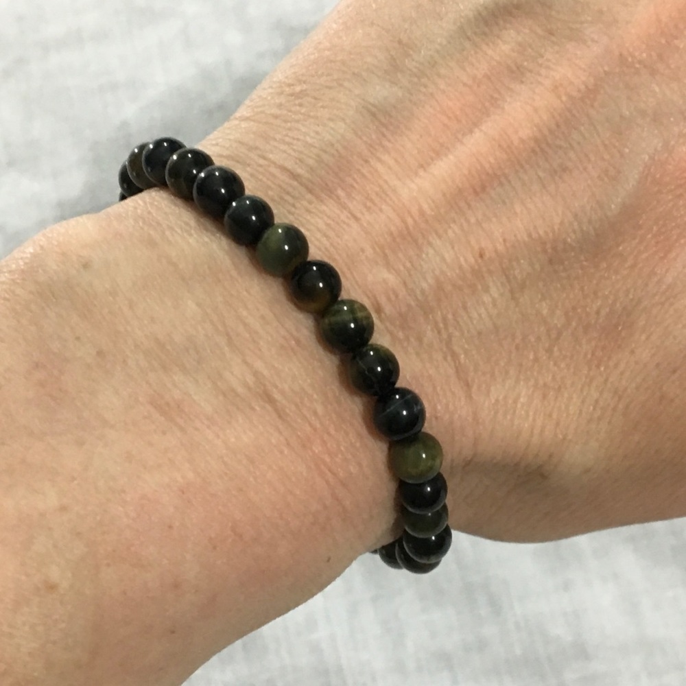 Blue Tigers Eye Bracelet